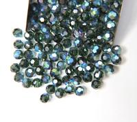 6mm Swarovski Elements Article 5000 Green Tourmaline AB Faceted Round Beads 6/12/36/172/44/288/720 Pieces