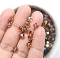 6mm Swarovski Elements Article 5000 Crystal Copper Faceted Round Beads 6/12/36/172/44/288/720 Pieces