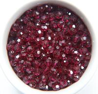 6mm Swarovski Elements Article 5000 Fuchsia (502) Faceted Round Beads 6/12/36/172/44/288/720 Pieces
