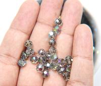 6mm Swarovski Elements Article 5000 Black Diamond Aurore Boreale Faceted Round Beads 6/12/36/172/44/288/720 Pieces