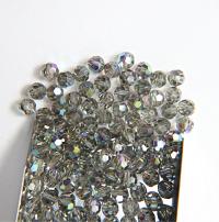 6mm Swarovski Elements Article 5000 Black Diamond Aurore Boreale Faceted Round Beads 6/12/36/172/44/288/720 Pieces