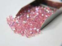 6mm Swarovski Elements Article 5000 Light Rose Aurore Boreale Faceted Round Beads 6/12/36/172/44/288/720 Pieces