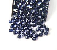 6mm Swarovski Elements Article 5000 Dark Indigo (288) Faceted Round Beads 6/12/36/172/44/288/720 Pieces
