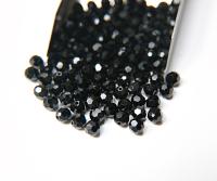 6mm Swarovski Elements Article 5000 JET Faceted Round Beads 6/12/36/172/44/288/720 Pieces