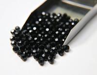 6mm Swarovski Elements Article 5000 JET Faceted Round Beads 6/12/36/172/44/288/720 Pieces