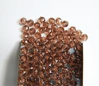 6mm Swarovski Elements Article 5025 Light Smoked Topaz Faceted Oval Bead 6/12/36/172/44/288/720 Pieces