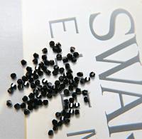 3mm Swarovski JET Beads 5020 Faceted Helix Bead 6/12/36/72/144/288/720/1440 Pieces Jewelry making beads