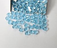 6mm Swarovski Aquamarine Beads 5020 Faceted Helix Bead 6/12/36/72/144/288/720 Pieces Jewelry making beads