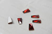 Swarovski 2770 12mm Wing Flatback non hotfix Black Diamond/Crystal Red Magma 6/24 Pieces