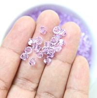 4/5mm Violet Swarovski Bicone Beads 12/36/72/144/432/720 Pieces jewelry making beads VINTAGE SWAROVSKI, embroidery materials, craft supply