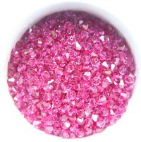 4/5mm Fuchsia Swarovski Bicones 12/36/72/144/432/720 Pieces (502) jewelry making beads, embroidery materials, jewelry making