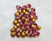 8 mm Swarovski 1122 Rivoli Crystal Foiled in 13 Colours 6/12/72/144 Pieces (39 ss) jewelry findings, PREMIUM MATERIALS