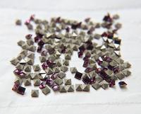 4/8 mm Swarovski #4428 Square Fancy Stone Amethyst 6/36/72/144 Pieces (204)