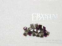 4/8 mm Swarovski #4428 Square Fancy Stone Amethyst 6/36/72/144 Pieces (204)