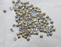 Swarovski #4428 4x4 MM Square Fancy Stone Crystal 22 colors 12/36/144/720 Pieces jewelry making, embellishment, vintage findings, rare tools