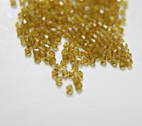 4/5mm Lime Swarovski Bicone beads 12/36/72/144/432/720 Pieces VINTAGE SWAROVSKI (385) jewelry supplies, embroidery materials, craft supply