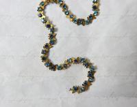 Vintage Swarovski Butterfly Cup Chain in Aquamarine Capri Blue (5mm) 0.5/1/2/5 Meters Wedding Bridal Supplies|Jewelry Making|Decoration