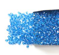 3mm Capri Blue Swarovski Bicones 36/72/144/432/720 Pieces (243) Jewelry findings, embroidery materials, jewelry making, rare beads, craft