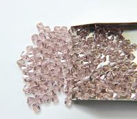 5mm Crystal Antique Pink Swarovski Bicones 20/72/144/432/1000 Pieces jewelry making beads, embroidery materials, findings