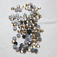 16SS Swarovski Flatbacks Hotfix in Crystal Golden Shadow Chaton Roses (4mm) Made in Austria 36/72/288/720 Pieces