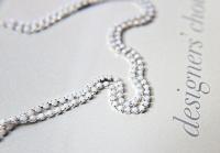 6 SS Rhinestone Chain Vintage Chatons Opaque Chalk White Silver Plated 2mm 1/2/5/15 Meters Wedding Bridal Supplies|Jewelry Making|Decoration