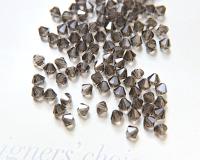 6 mm Smoky Quartz Preciosa Bicones 12/3672/144/288 Pieces Jewelry making beads Made in Czech Republic premium materials, vintage findings