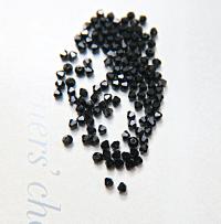 4/5mm Jet Black Swarovski Bicone 25/50 Gross (280) Jewelry making beads, embroidery materials, crystal black