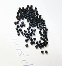 4/5mm Jet Black Swarovski Bicone 25/50 Gross (280) Jewelry making beads, embroidery materials, crystal black