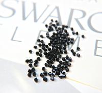 3mm Jet Black Swarovski Bicone Beads 36/72/144/432/720 Pieces (280) Jewelry findings, embroidery materials, jewelry making, craft supplies