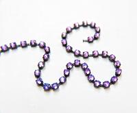 16ss Swarovski 2088 Chain Flat Back Crystal Heliotrope 4mm 0.5/1/2/5 Meters Vintage Black Settings Wedding Supplies|Jewelry Making
