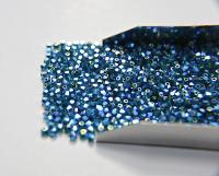 Swarovski (3/4mm) Emerald AB 2X FC Bicones 36/72/144/432/720 Pieces Jewelry making rainbow beads, embroidery materials, couture