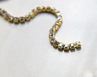 4mm Square Preciosa fancy Rhinestone Chain in Crystal 0.5/1 Meter Wedding Bridal Supplies|Jewelry Making|Decoration