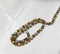12 SS Vintage Rhinestone Chain Swarovski Olivine & Sand Opal 3mm 0.5/1/2/5 Meters Wedding Bridal Supplies|Jewelry Making|Decoration, vintage