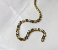 12 SS Vintage Rhinestone Chain Swarovski Olivine & Sand Opal 3mm 0.5/1/2/5 Meters Wedding Bridal Supplies|Jewelry Making|Decoration, vintage
