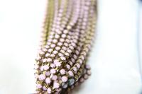 16SS Rhinestone Chain Swarovski in Rose Alabaster (293) 4mm 0.5/1/2/5/15 Meters jewelry making, embroidery materials, vintage findings, lace