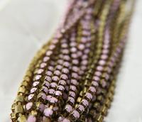 16SS Rhinestone Chain Swarovski in Rose Alabaster (293) 4mm 0.5/1/2/5/15 Meters jewelry making, embroidery materials, vintage findings, lace