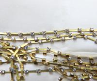 12 SS Vintage Fancy Rhinestone Chain Swarovski in Crystal 3mm 0.5/1/2/5 Meters Wedding Bridal Supplies|Jewelry Making|Decoration, vintage