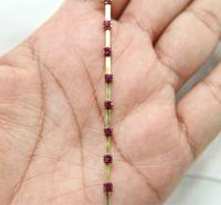 12 SS Vintage Fancy Rhinestone Chain Swarovski in Fuchsia 3mm 0.5/1/2/5 Meters embroidery materials, craft vintage findings, embellishments