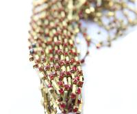 12 SS Vintage Fancy Rhinestone Chain Swarovski in Siam 3mm 0.5/1/2/5 Meters