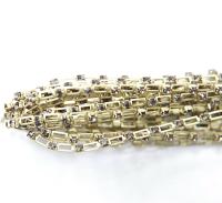 12 SS Vintage Fancy Rhinestone Chain Swarovski in Smoky Quartz (225) 3mm 0.5/1/2/5 Meters