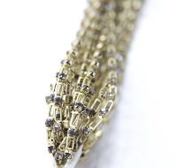 12 SS Vintage Fancy Rhinestone Chain Swarovski in Smoky Quartz (225) 3mm 0.5/1/2/5 Meters