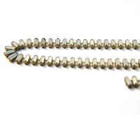 Swarovski Snake Baguette chain 7x3 mm in White Opal (234) settings in Brass 0.5/1/2 Meters Wedding Bridal Supplies|Jewelry Making|Decoration
