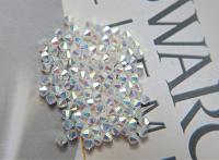 5mm Swarovski White Alabaster Aurore Boreale 2X FC Bicones 12/36/72/144/432/720 Pieces rainbow beads, couture embellishments, wedding deco