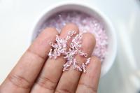 4mm Swarovski Rosaline crystal dangles in Sterling Silver wire wrapped- charms- drops- jewelry making 72/144/432/1000Pieces