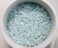4mm Swarovski Light Azore crystal dangles in Sterling Silver wire wrapped- charms- drops- jewelry making 72/144/432/1000Pieces