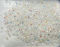 3mm Swarovski CRYSTAL AB Beads 5020 Faceted Helix Bead 6/12/36/72/144/288/720/1440 Pieces Jewelry making beads, vintage findings, rare beads