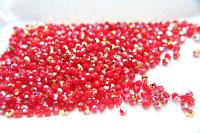 4mm Swarovski 5000 Dark Red Coral Aurore Boreale Faceted Round Beads 6/12/36/72/144/288/720/1440 Pieces Jewelry making beads