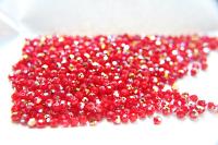 4mm Swarovski 5000 Dark Red Coral Aurore Boreale Faceted Round Beads 6/12/36/72/144/288/720/1440 Pieces Jewelry making beads