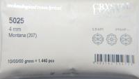 4mm Swarovski MONTANA Beads 5025 Faceted Oval Bead 6/12/36/72/144/288/720/1440 Pieces Jewelry making beads