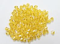 6MM Citrine Swarovski Bicone Beads 20 Gross (2880 Pieces) (249) embroidery materials, jewelry making, rare beads, wedding decorations, rare